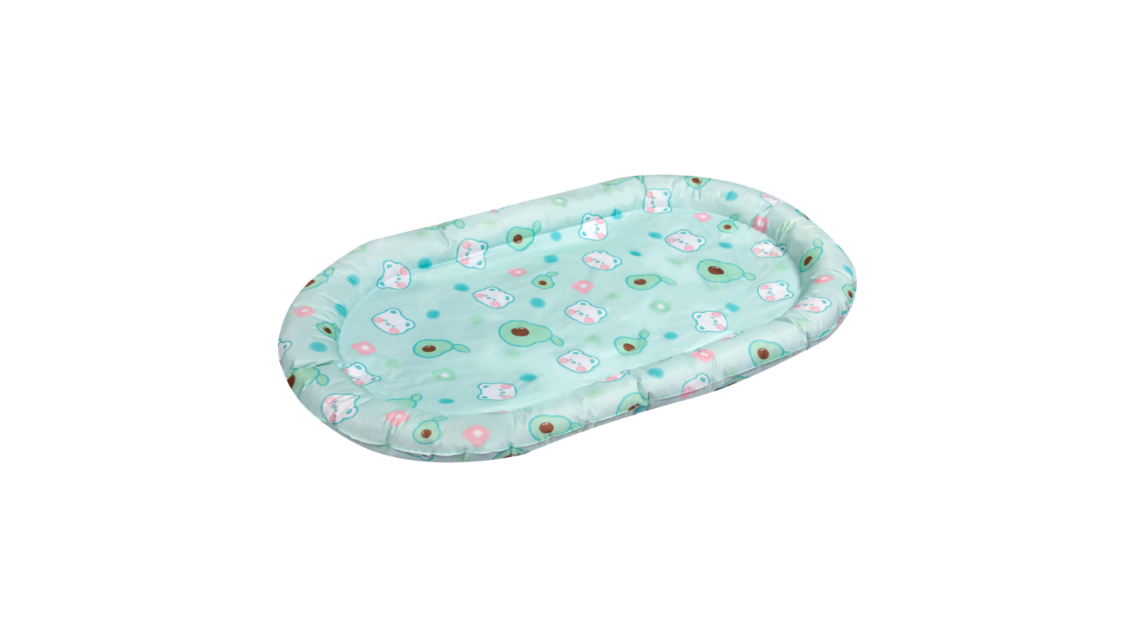 PaWz Green Oval Pet Cooling Bed - X-Large
