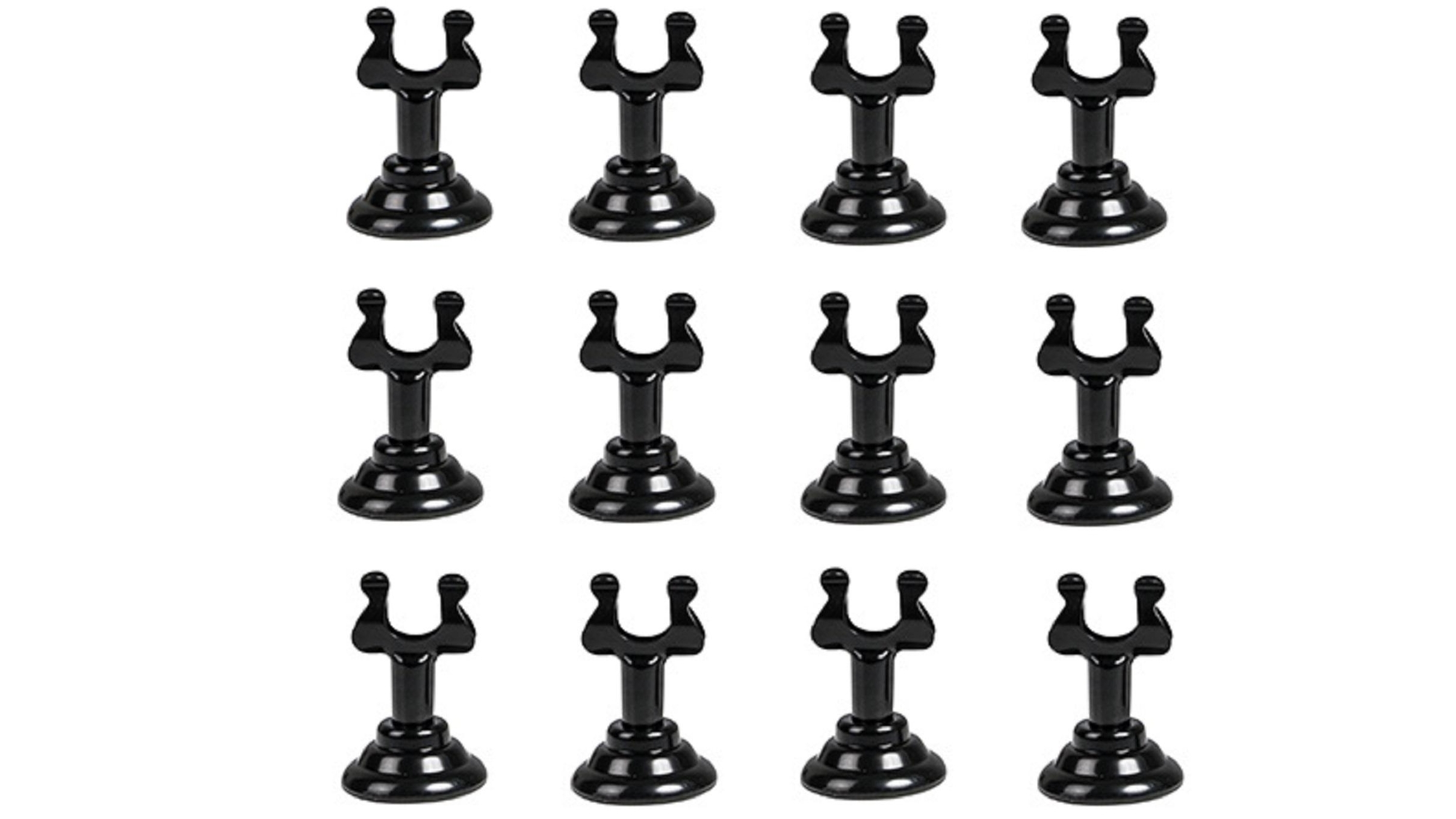 Trenton 12 Pack Harp Shape Place Card Menu Holder - 40mm