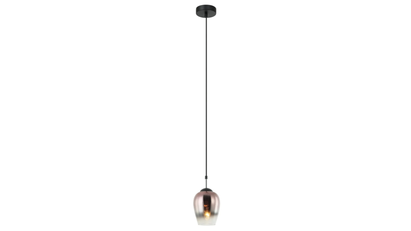 Vinum Copper Coloured Wine Glass Shape with Fading Effect Interior Pendant Light
