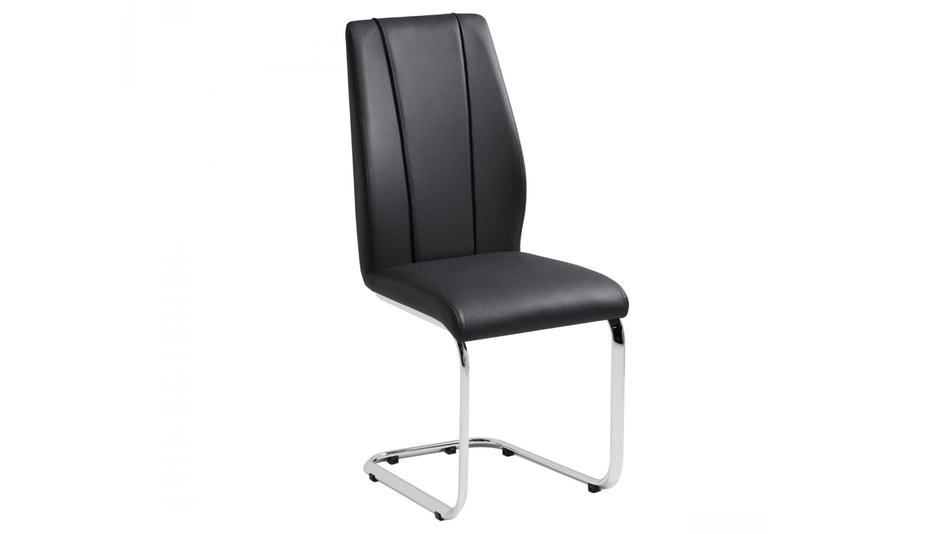 Bolero Black PU Dining Chair