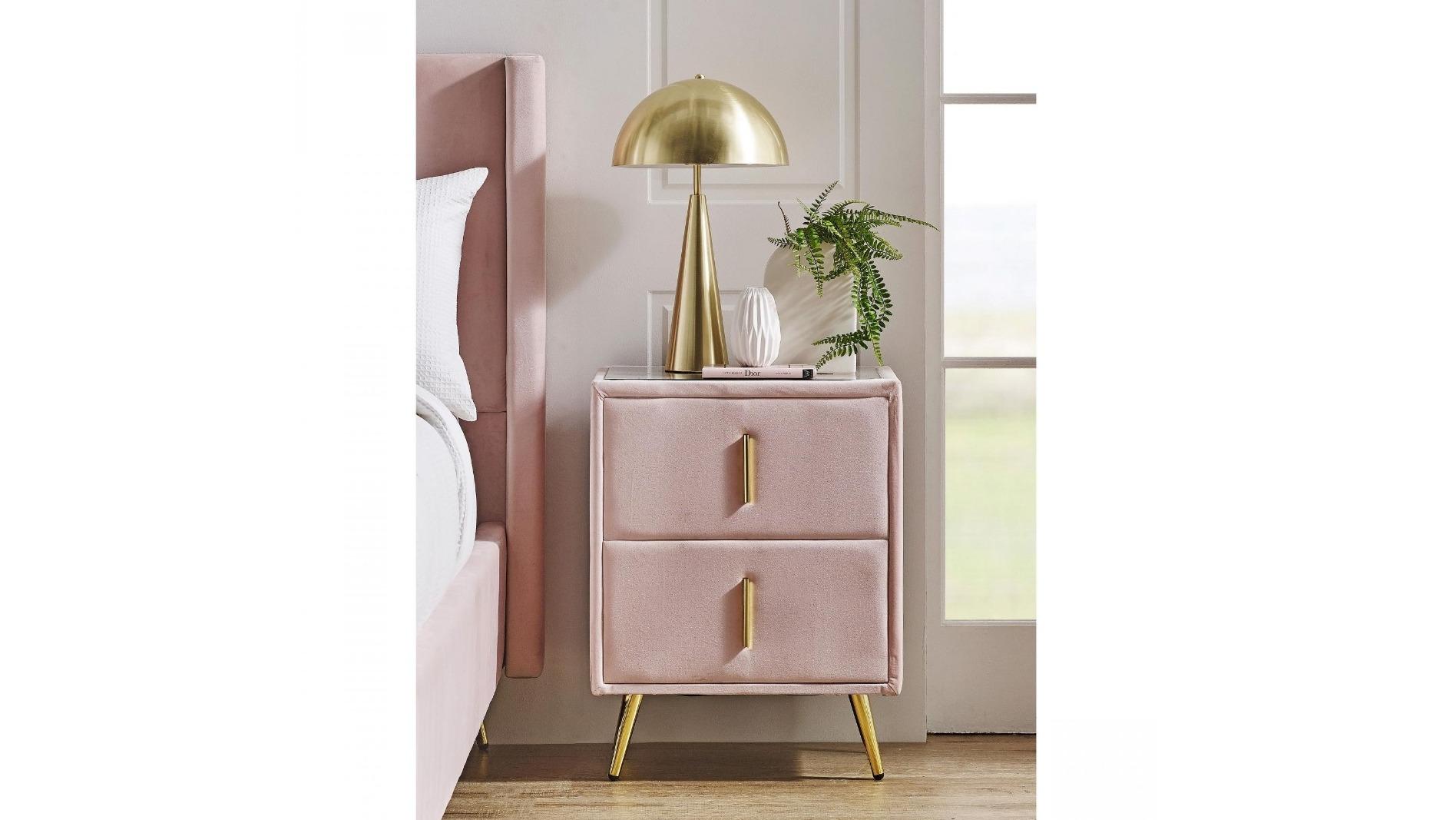 Zoe 2-Drawer Bedside Table