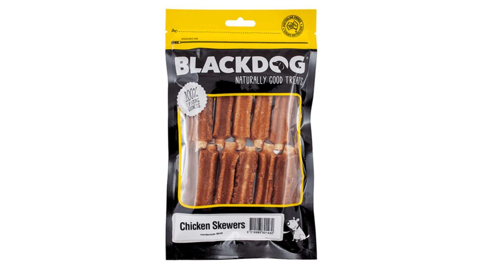 Blackdog Pack of 10 Chicken Skewers