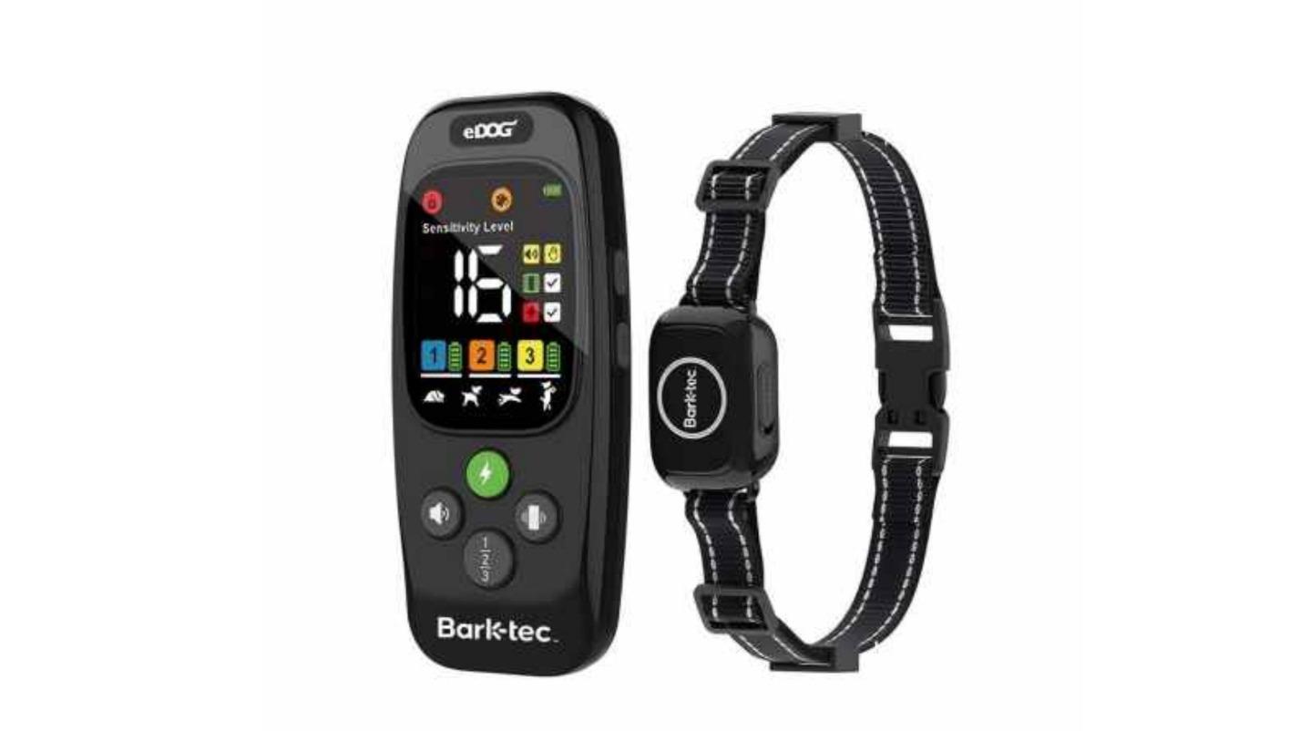 Barktec 2-in-1 Anti-Bark and Remote Training Collar for Dog