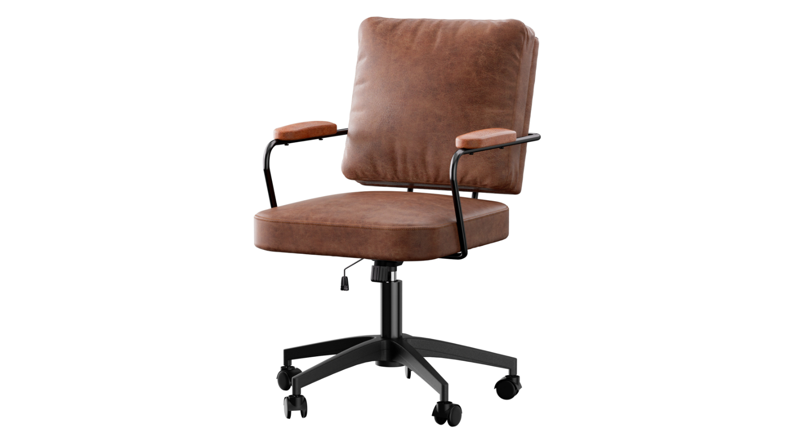 Levede Ergonomic PU Office Chair - Brown