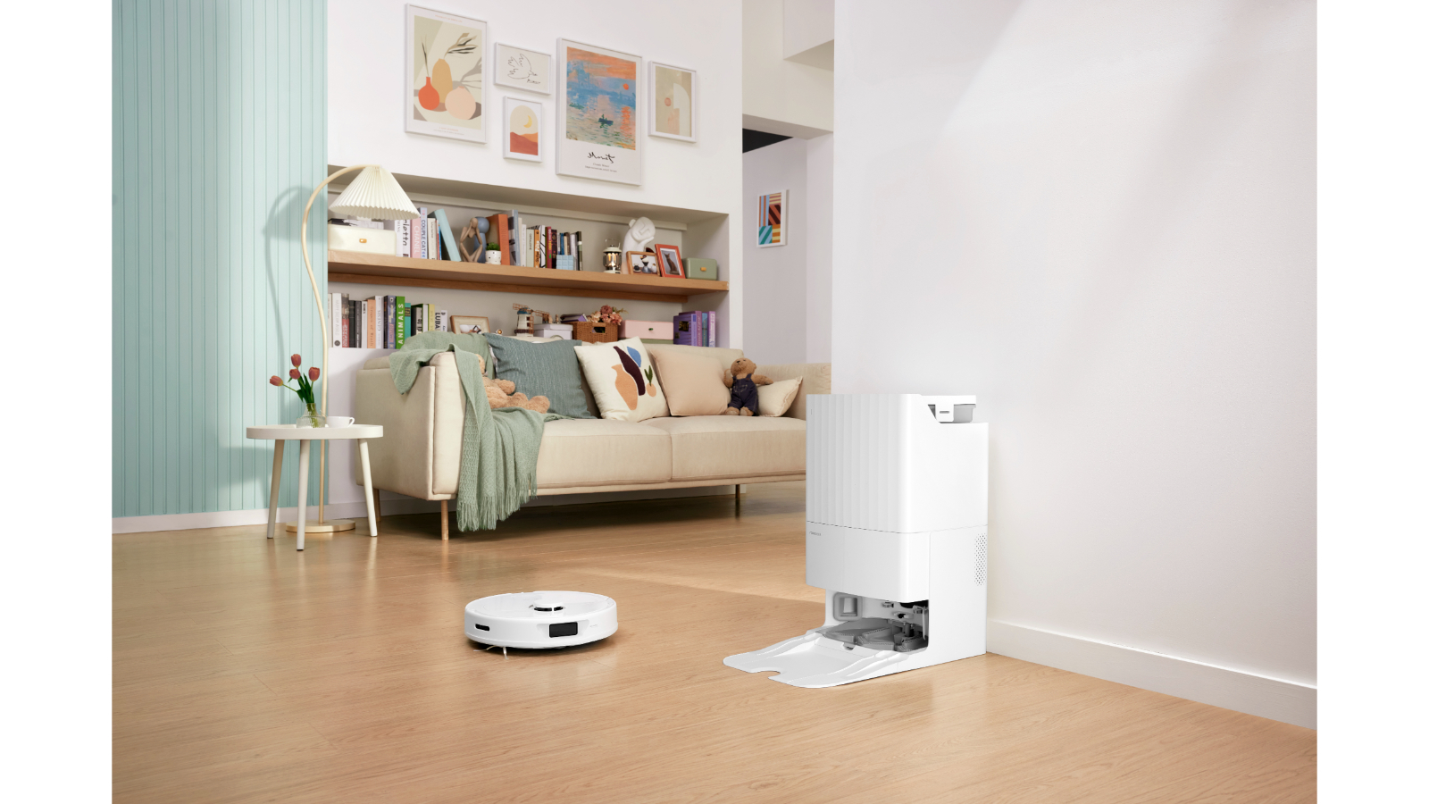 Roborock QREVO Robotic Vacuum And Mop White Harvey Norman