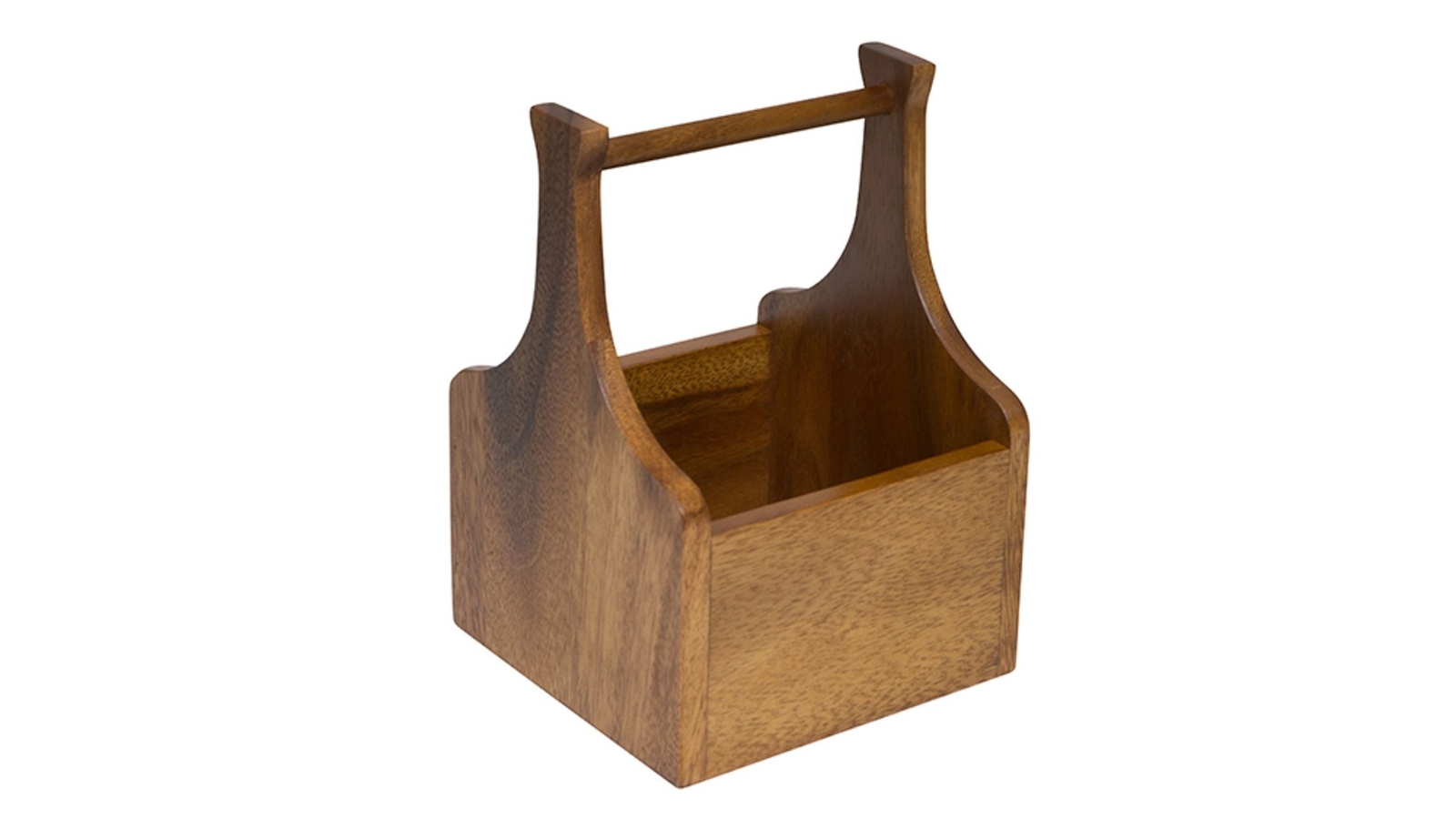 Moda Artisan Acacia Wood Cutlery Caddy 14cm x 14cm