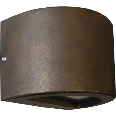 IP54 Surface Mounted Curved Antique Bronze 12V LED Step Light