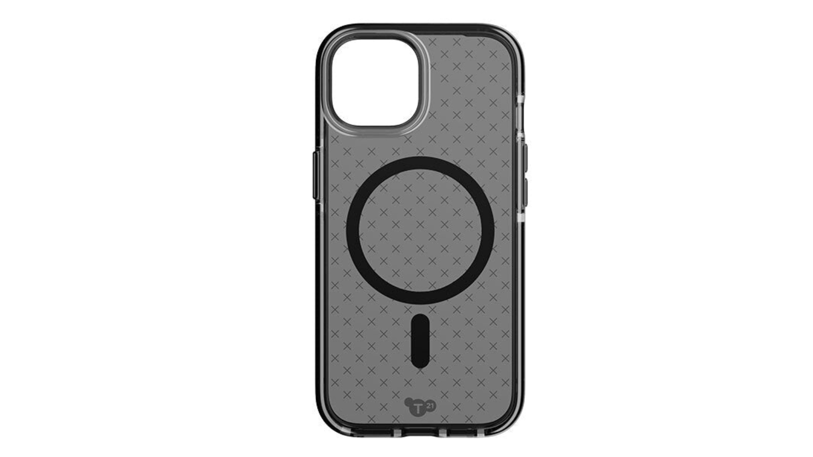Tech21 Evo Check MagSafe Case for iPhone 15 Plus - Smokey Black