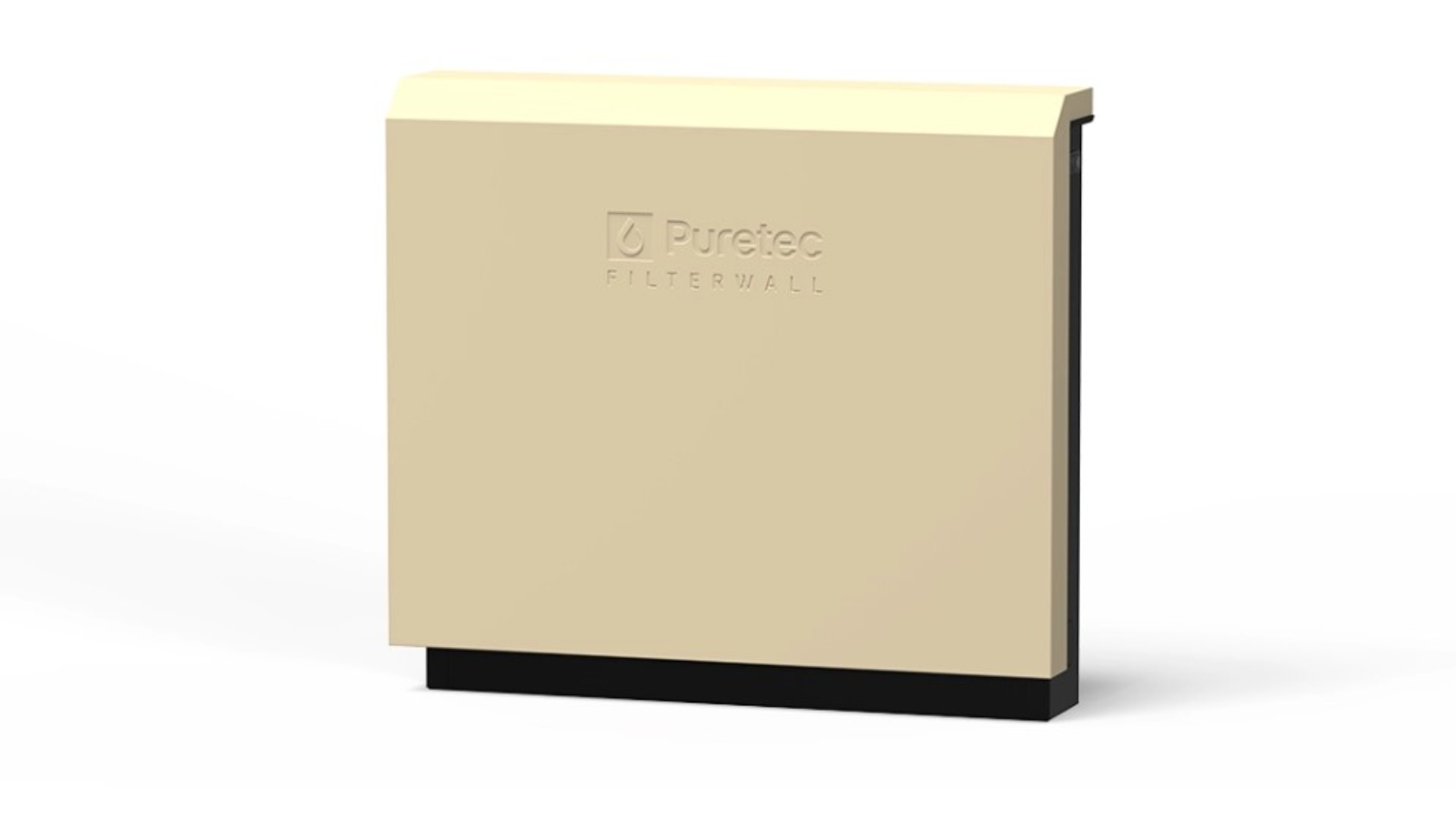 Puretec FilterWall F5 3-Stage Freestanding Whole House Filtration System - Buttercup Cream