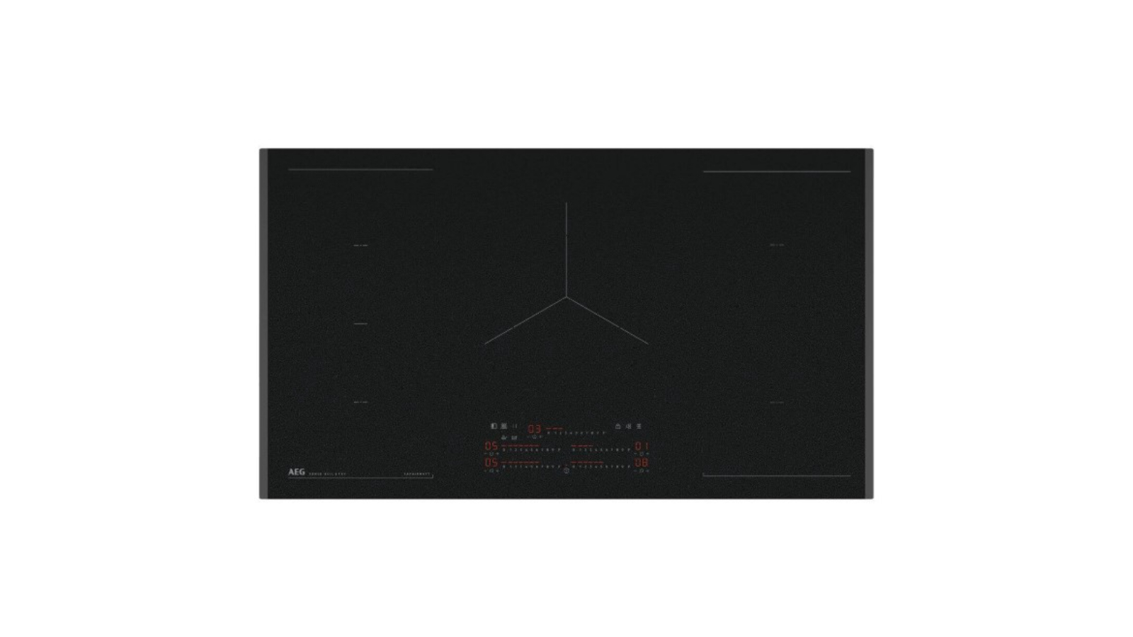AEG 90cm 5 Zone 8000 Series Induction Cooktop - Matte Black 