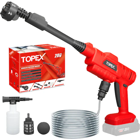 TOPEX 20V 6-in-1 Nozzle Cordless Pressure Washer Skin