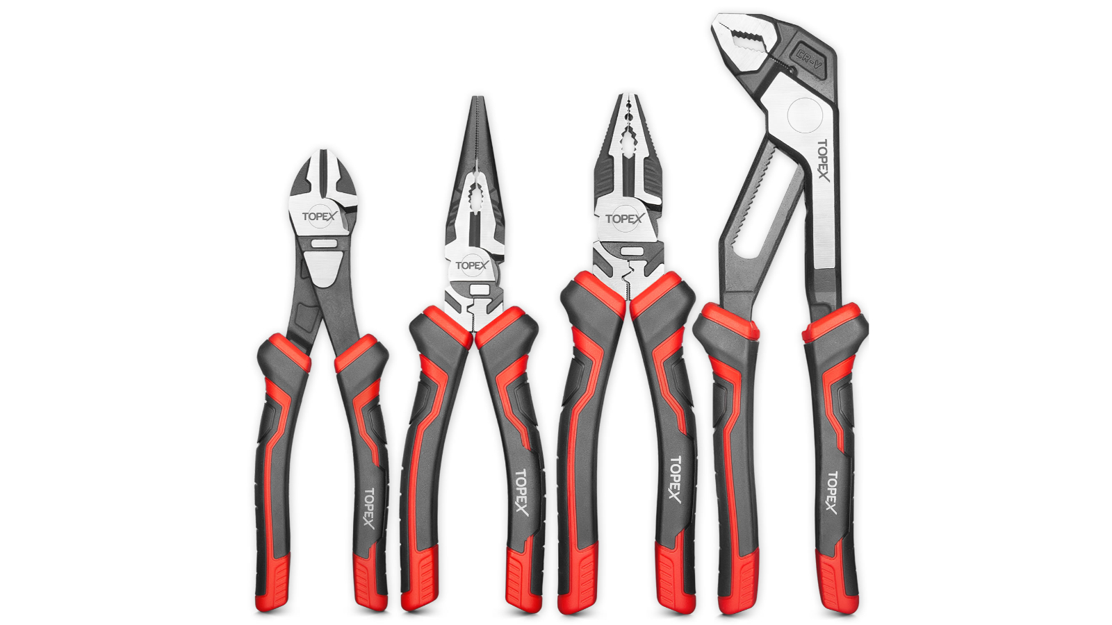 Topex Set of 4 Pliers