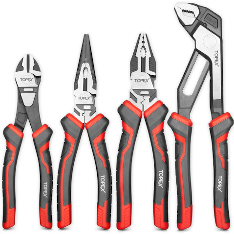 Topex Set of 4 Pliers