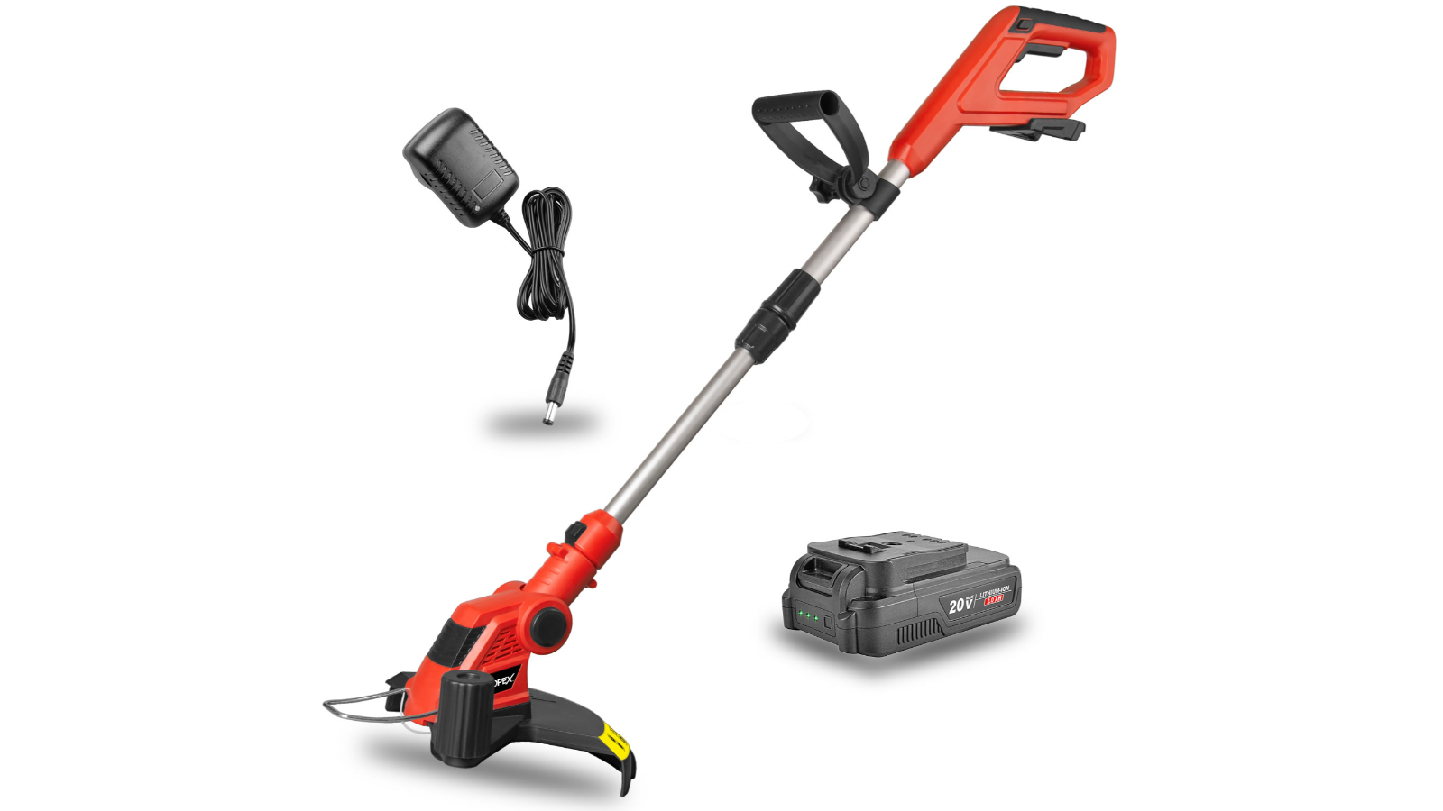 Topex 20V Cordless Grass Trimmer and Edger with 30cm Cutting Width