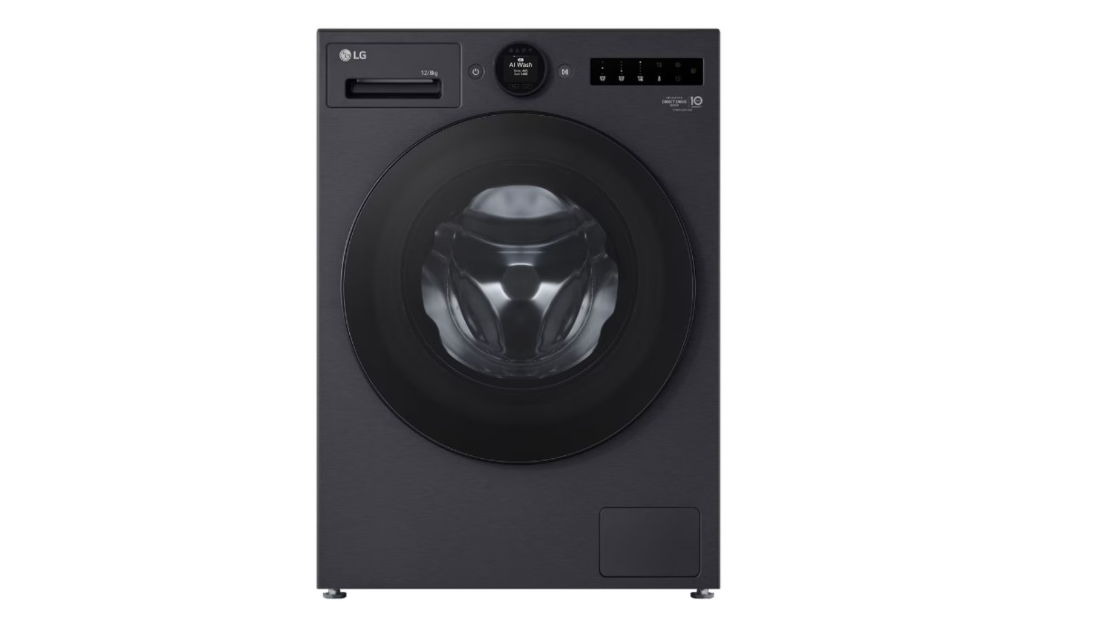 LG 12kg/8kg Series 10 Washer Dryer Combo - Matte Black