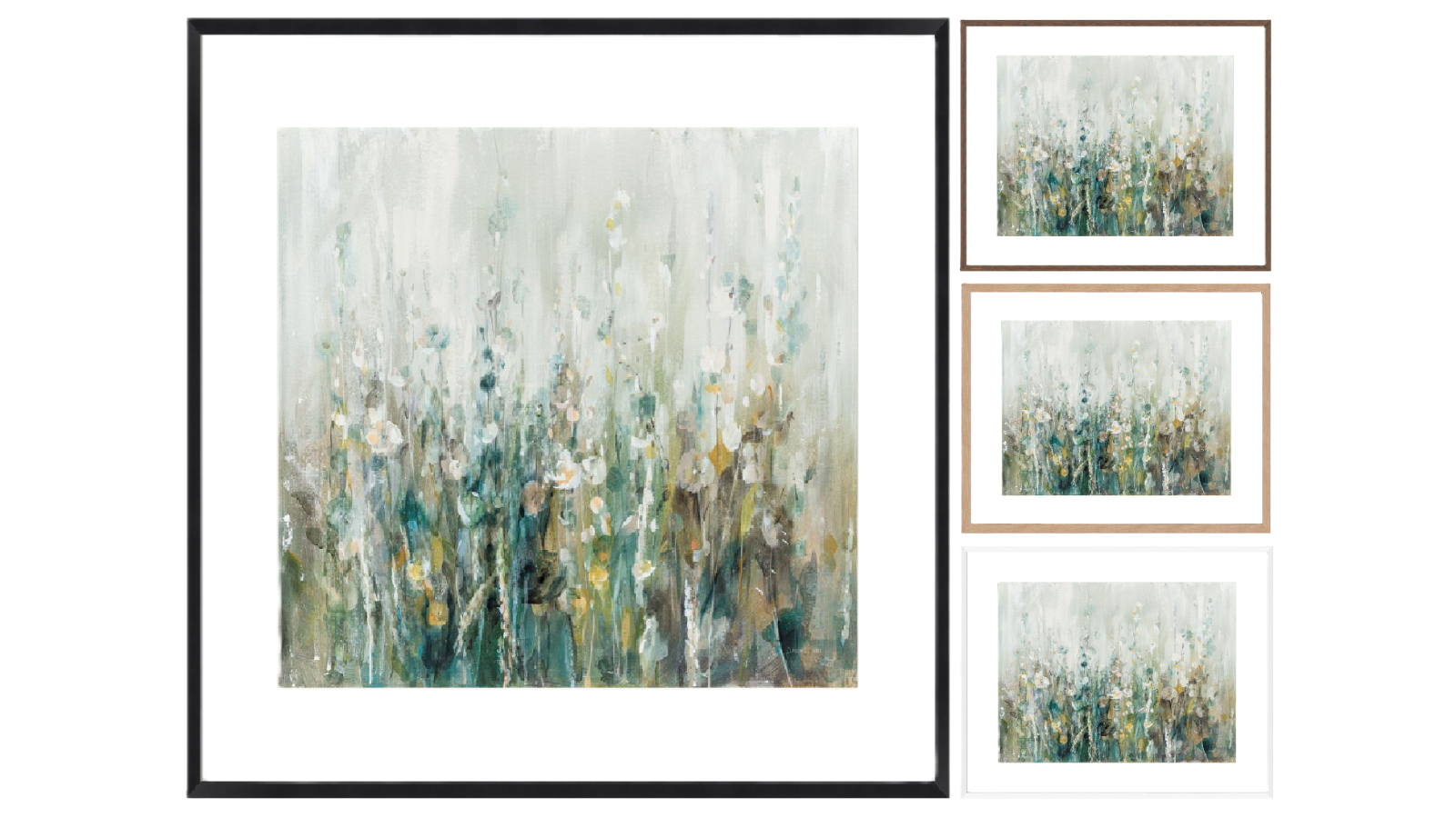 La Grolla Wildflower Field Frame Wall Art