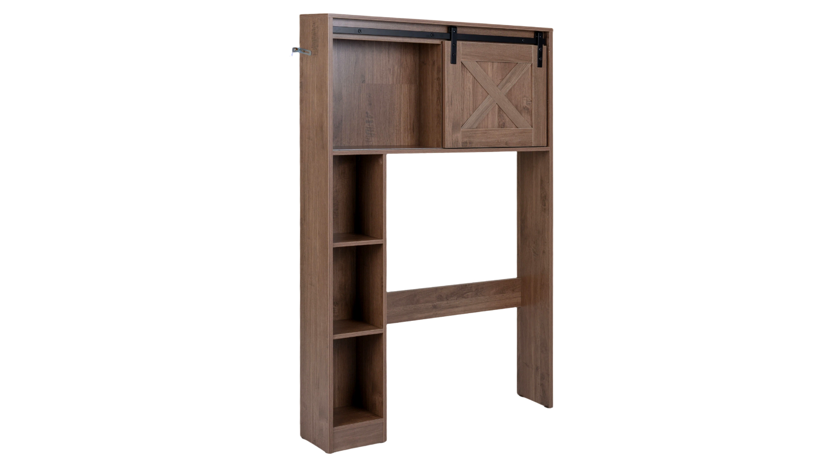 Costway Over Toilet Storage Cabinet Retro Laundry Shelf Rack