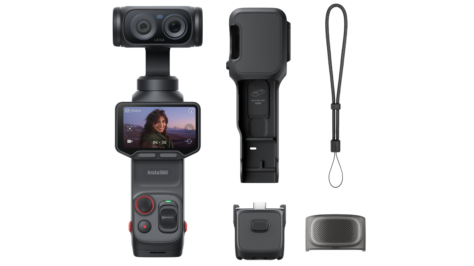 Insta360 Luna 8k Ultra Standard Bundle Gimbal Camera - Black
