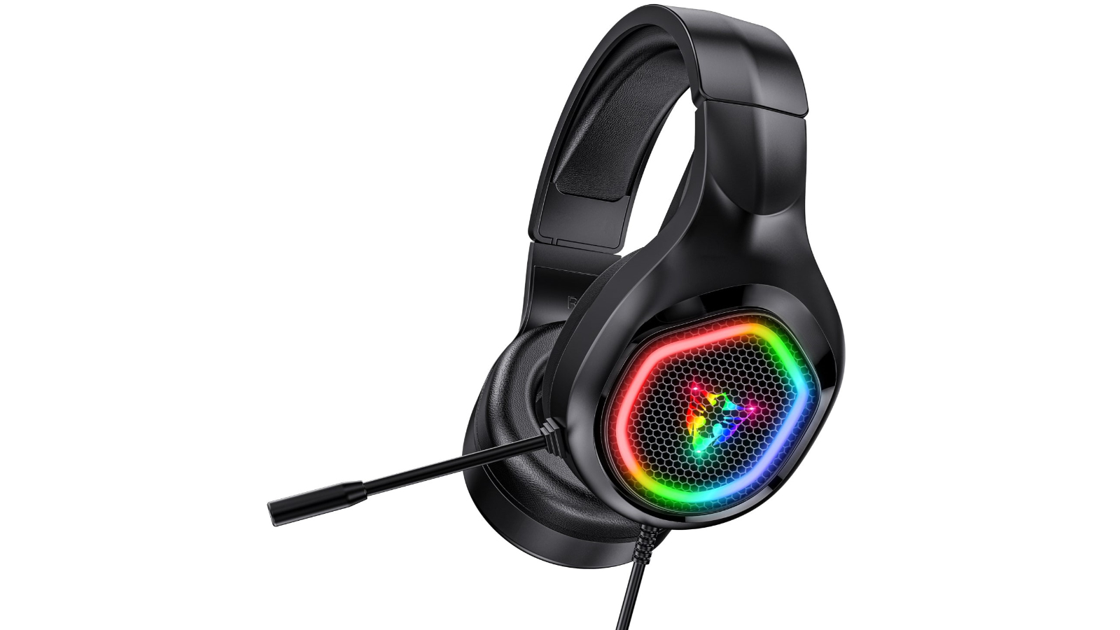 Megajoy G503 RGB Backlight Gaming Headset with Noise Cancelling Microphone Harvey Norman