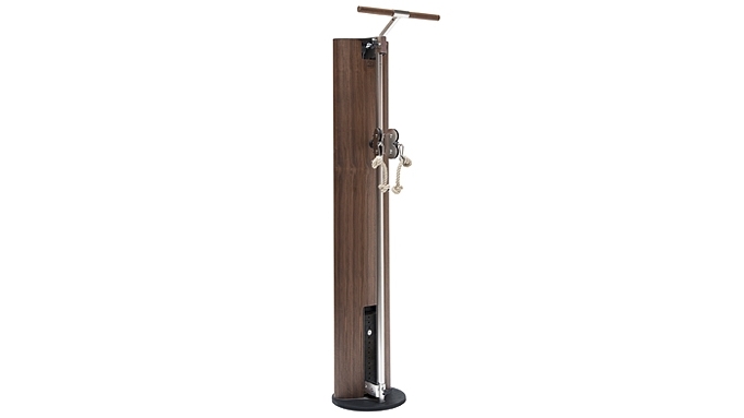 NOHrD SlimBeam Sleek Cable Machine in Black Walnut Wood