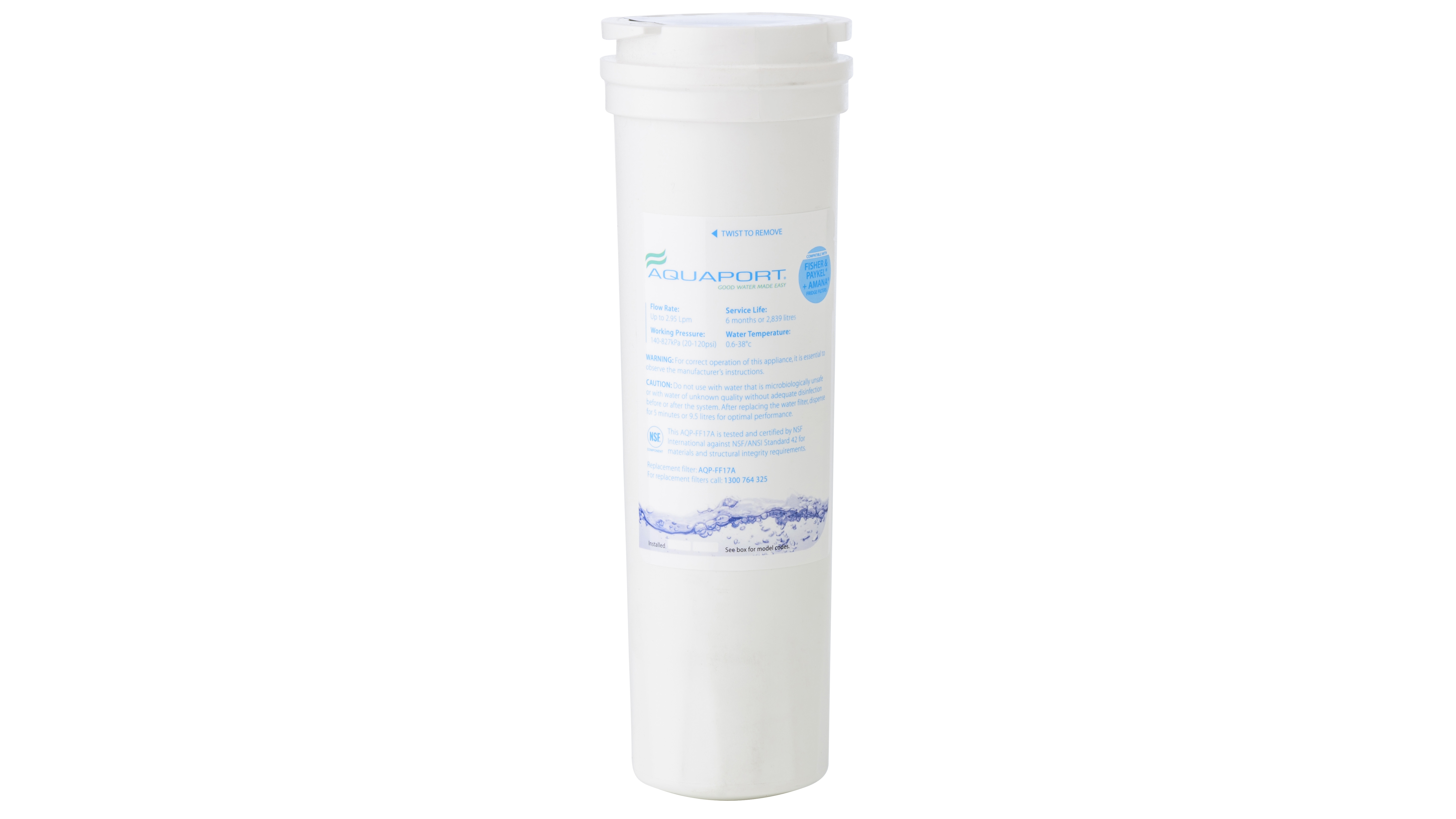 Aquaport Fridge Filter for Fisher & Paykel Harvey Norman