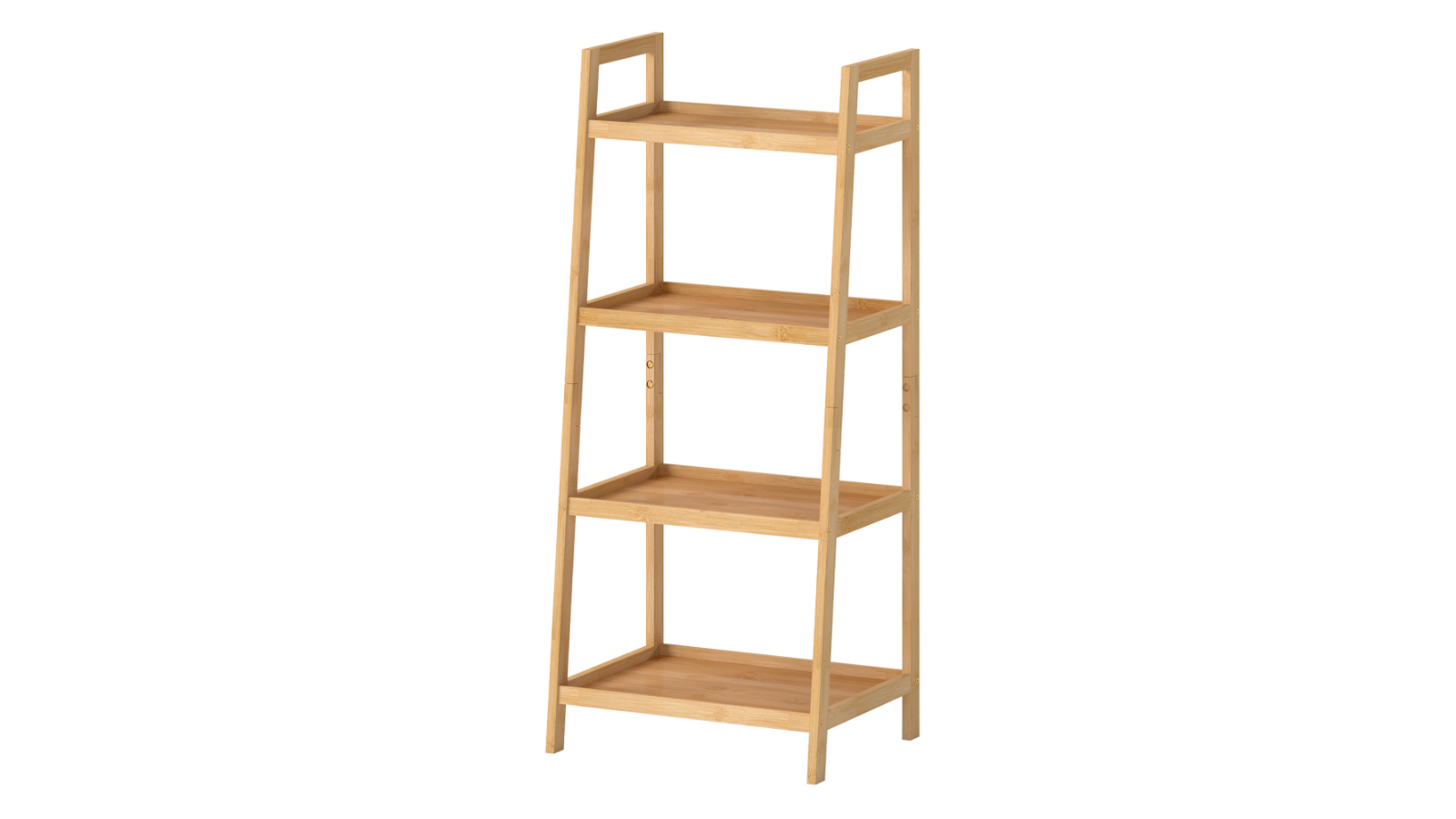 Levede 4-Shelf Bamboo Ladder Bookcase