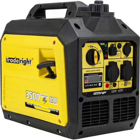 Traderight 3500W Portable Petrol Silent Inverter Generator