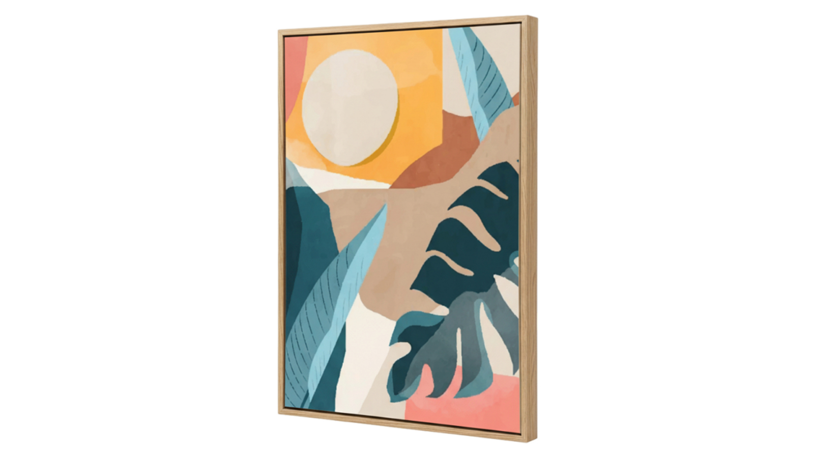 Yezi Abstract Print Canvas Wall Art