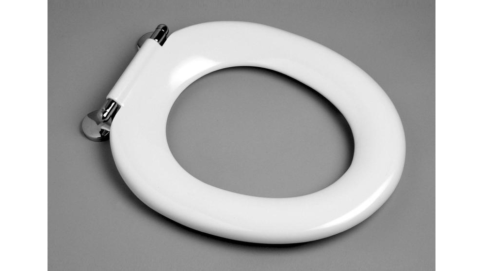 Caroma Pedigree II Single Flap Care Toilet Seat White Harvey