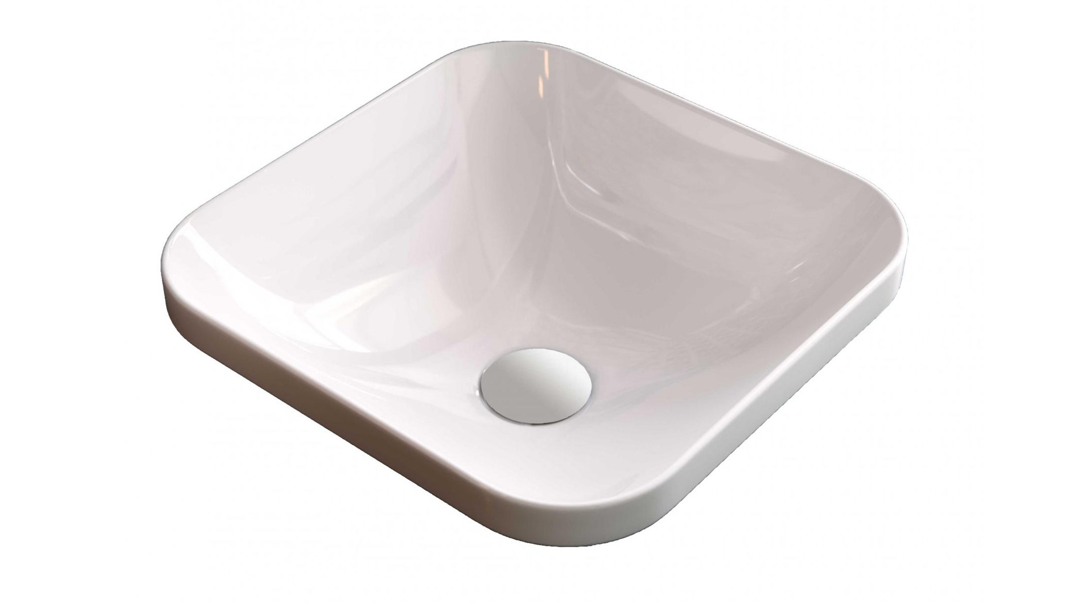 Parisi Gio Evolution 430x370mm Basin - No Tap Hole