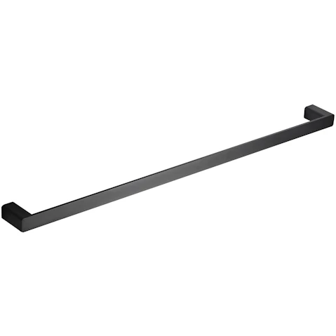PLD Surface 800mm Single Towel Rail - Matte Black