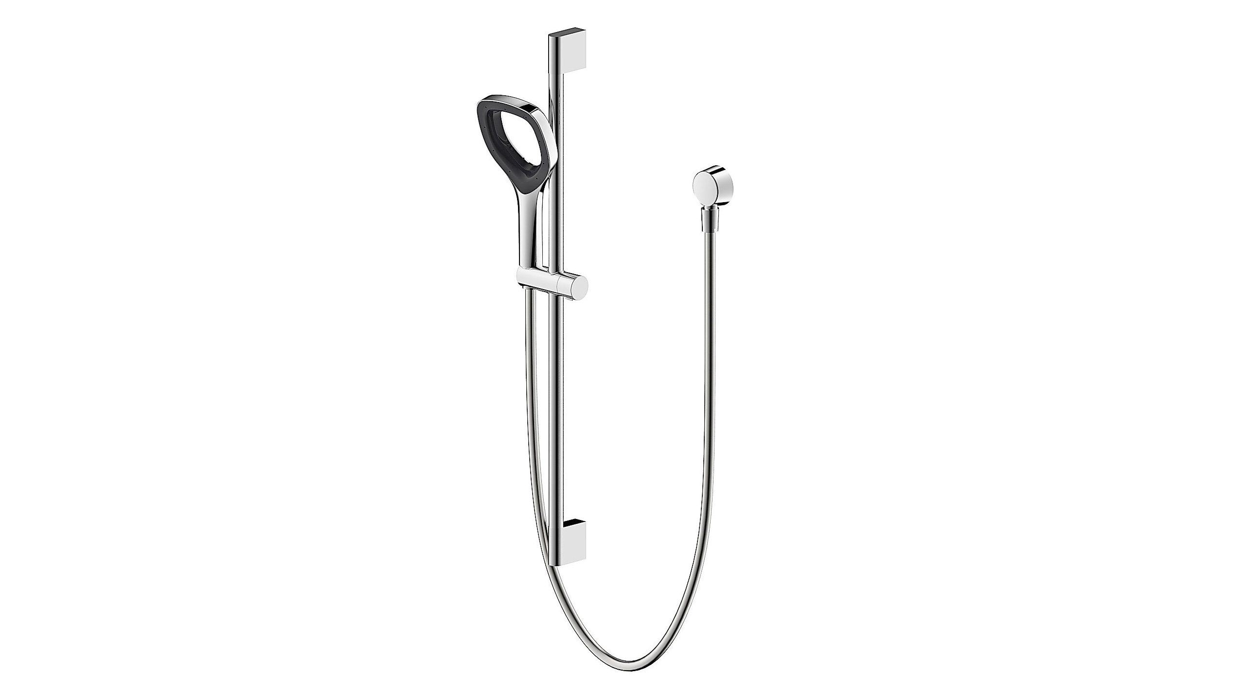 Bravat Felino On Rail Hand Shower Set