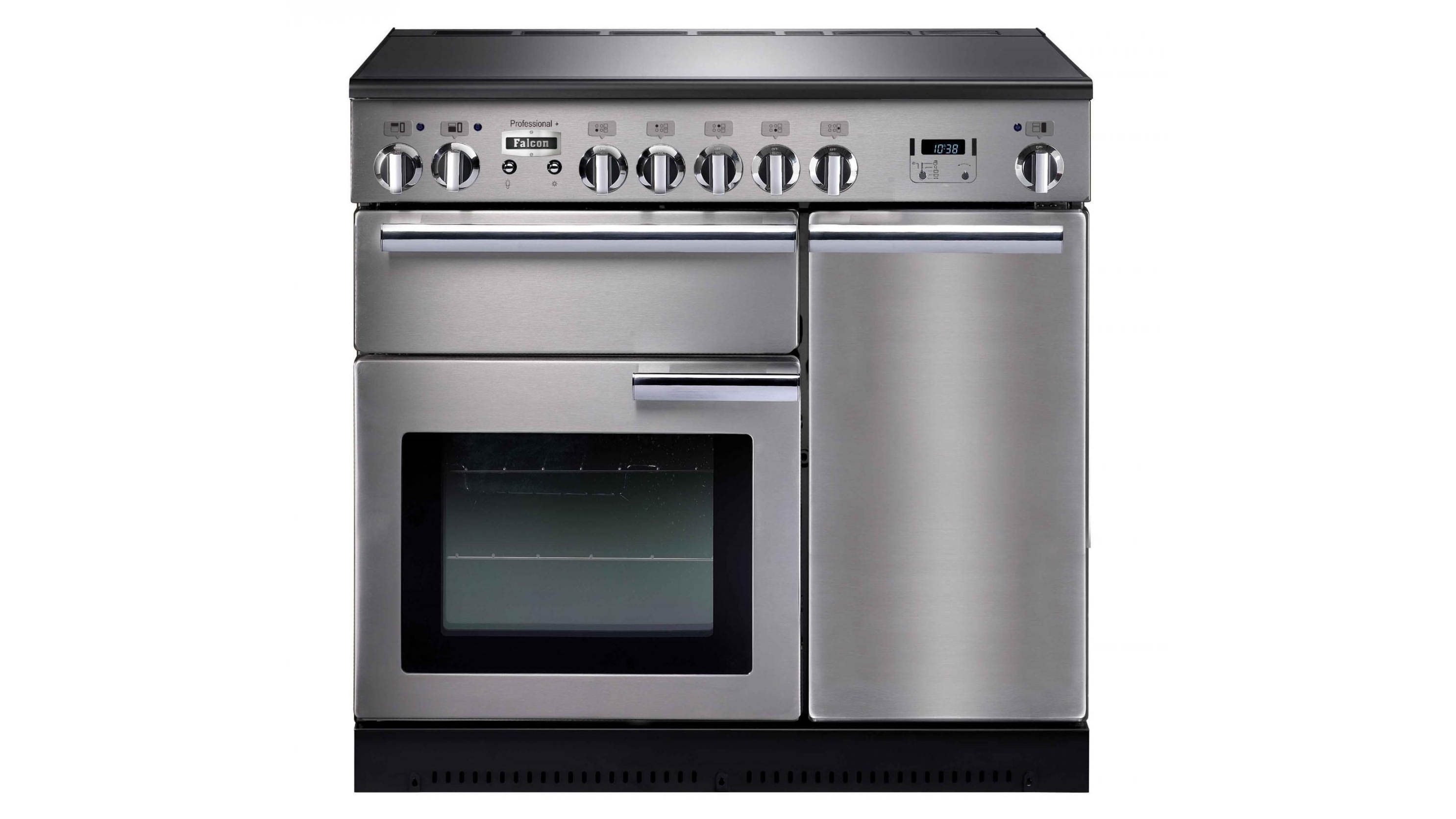 Falcon Professional 900mm Chrome Fitting Freestanding Induction Cooker