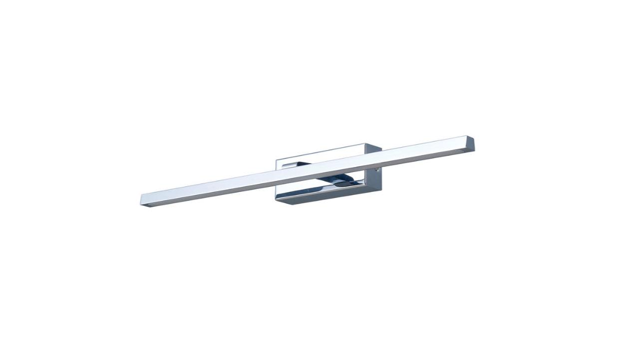 Lineal Linear Chrome Frosted Diffuser Tri-CCT Dimmable Interior Wall Light - 36.5cm