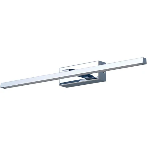 Lineal Linear Chrome Frosted Diffuser Tri-CCT Dimmable Interior Wall Light - 36.5cm