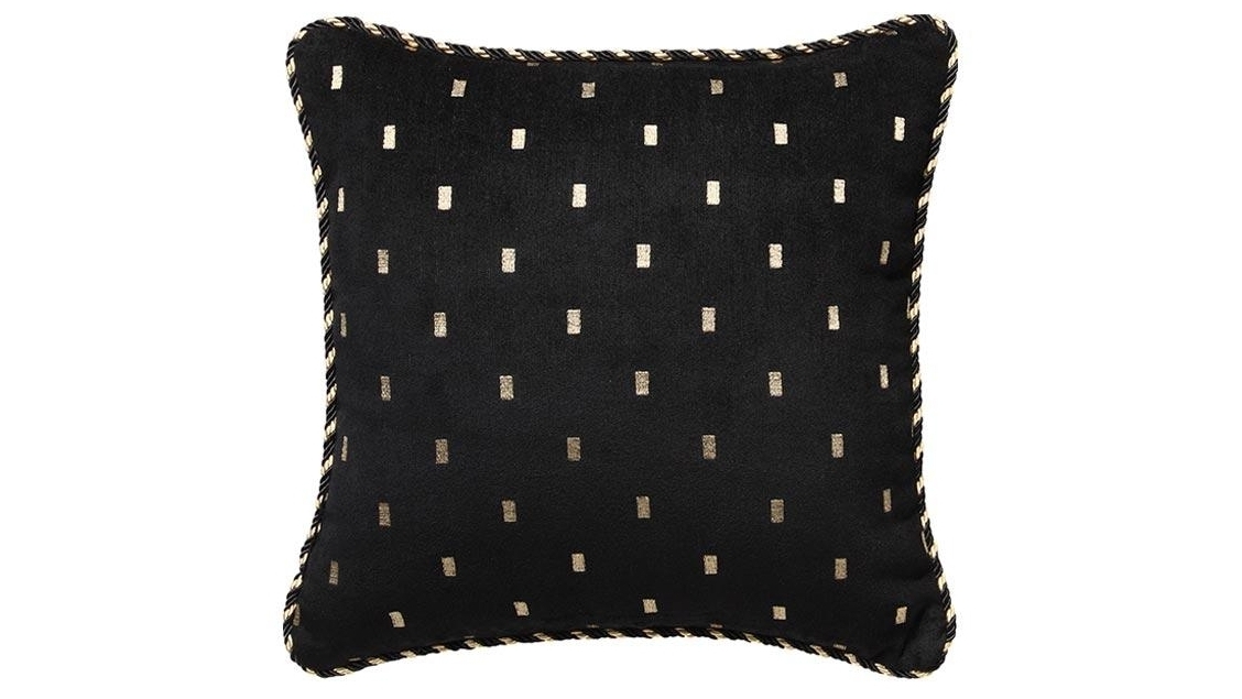 SMALL SQUARE CUSHION NOUVEAU NOIR main image 1