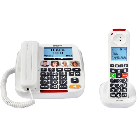 Oricom Care920-1 Amplified Big Button Phone with Cordless Handset