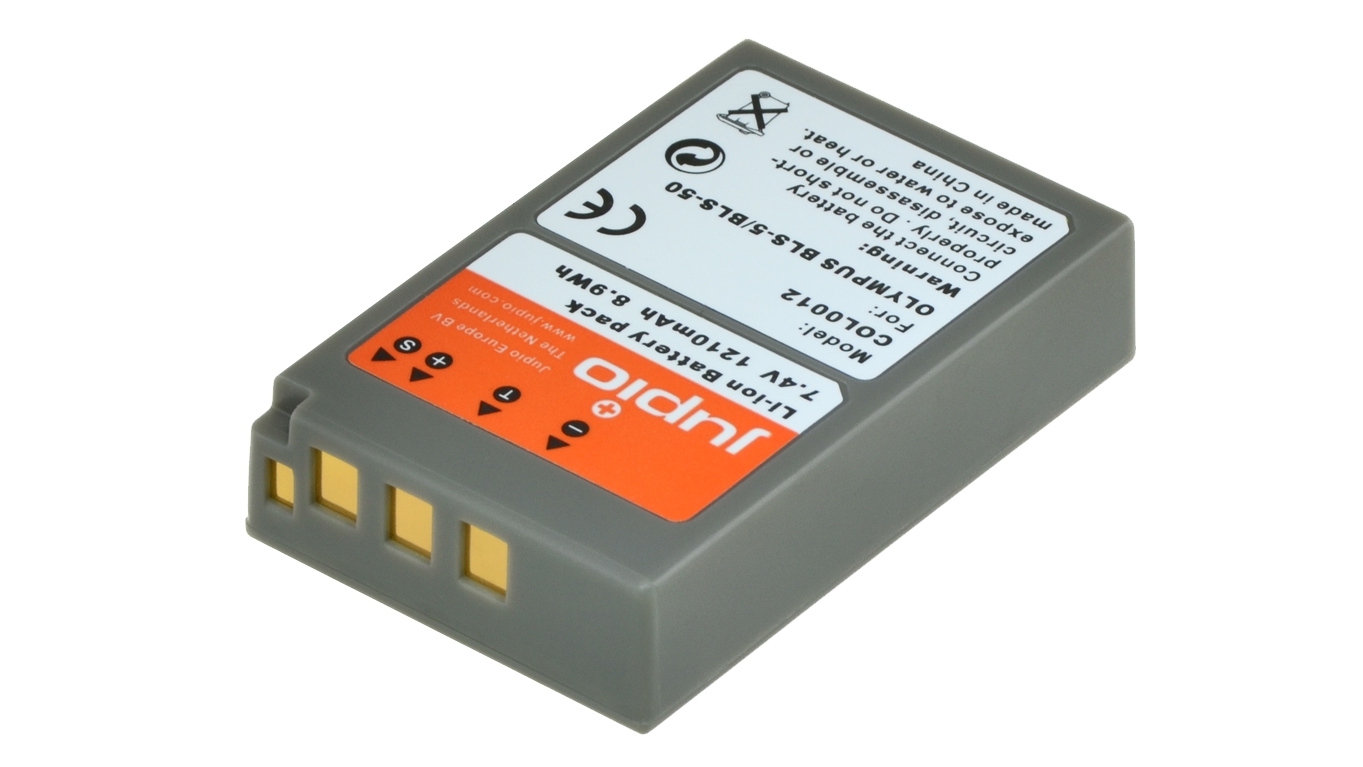 Jupio Olympus BLS-5/PS-BLS5 1620mAh Battery