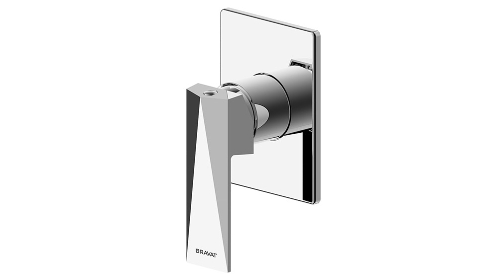 Bravat Diamond Shower/Bath Mixer Chrome Harvey Norman