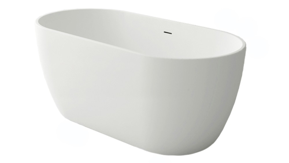 Arcisan Synergii 1500mm Solid Surface Freestanding Bath - Matte White