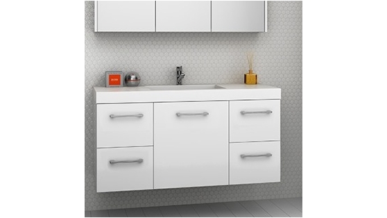 Timberline Eloura 1200mm WallHung Vanity with Centre Bowl 70mm Grand