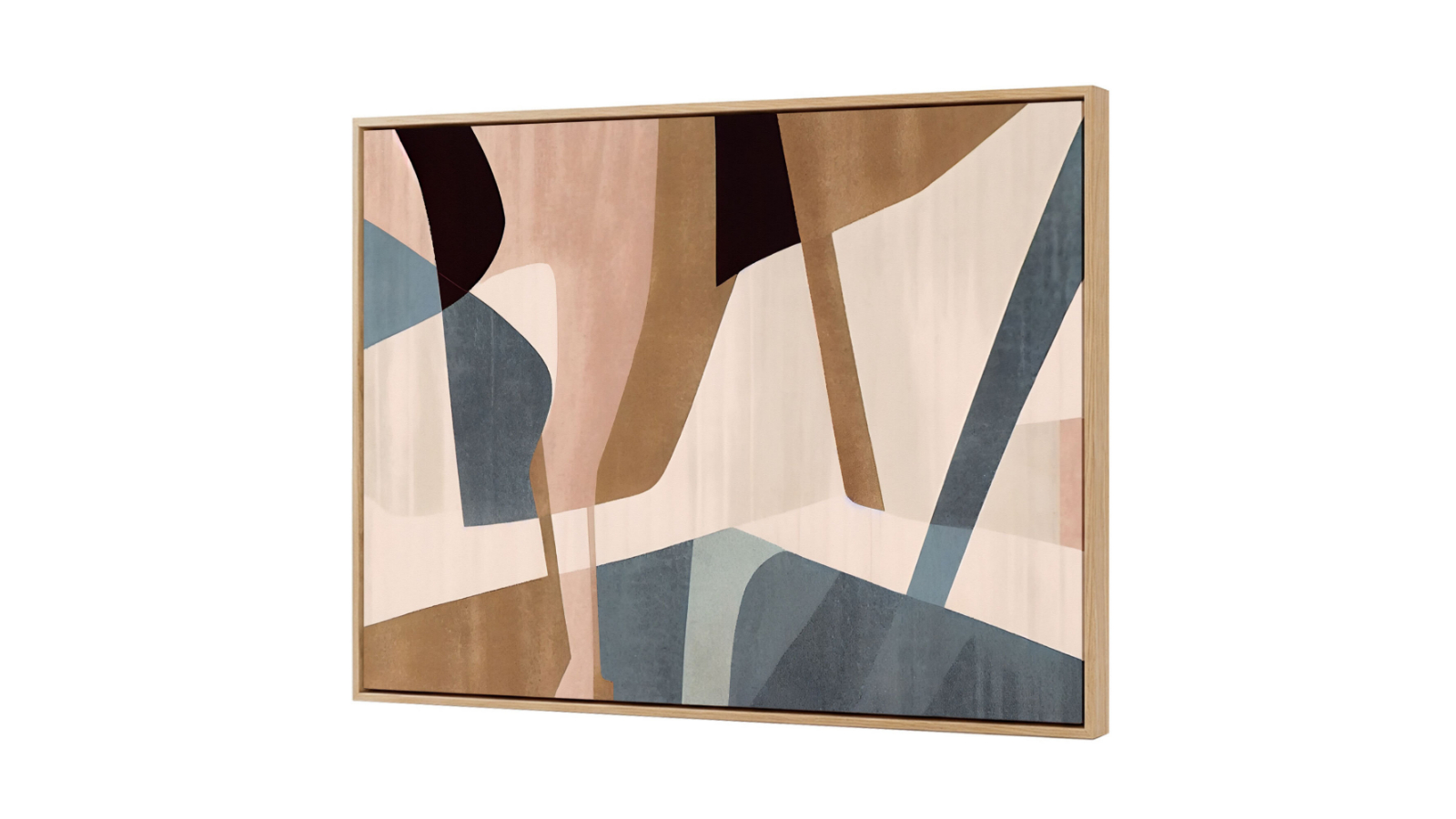 Yezi 70 x 100cm Framed Abstract Canvas Wall Art