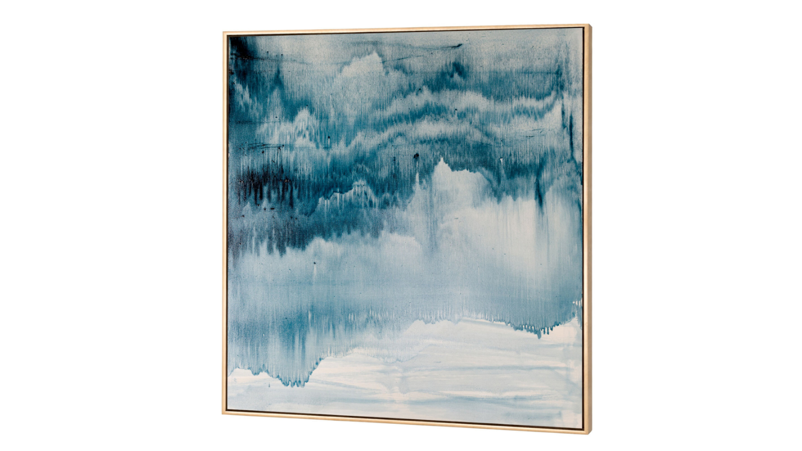 Yezi 80 x 80cm Framed Abstract Canvas Wall Art