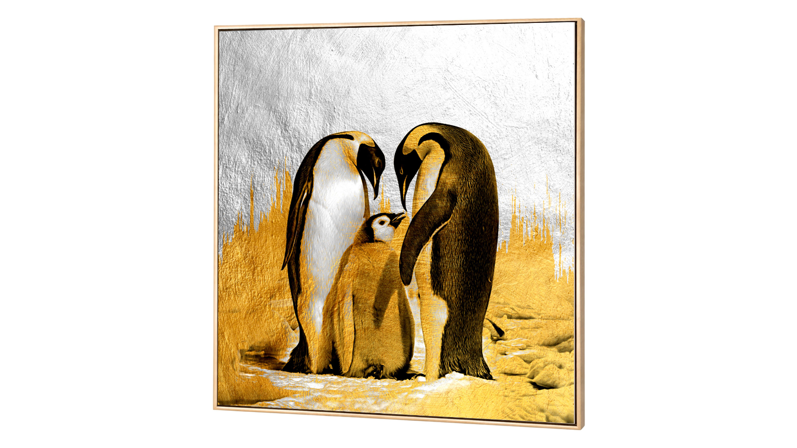 Yezi Framed Abstract Canvas 80 x 80cm Wall Art