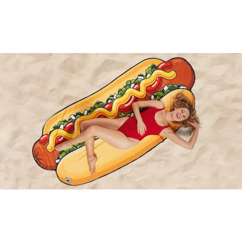 BigMouth Gigantic Hotdog Beach Blanket