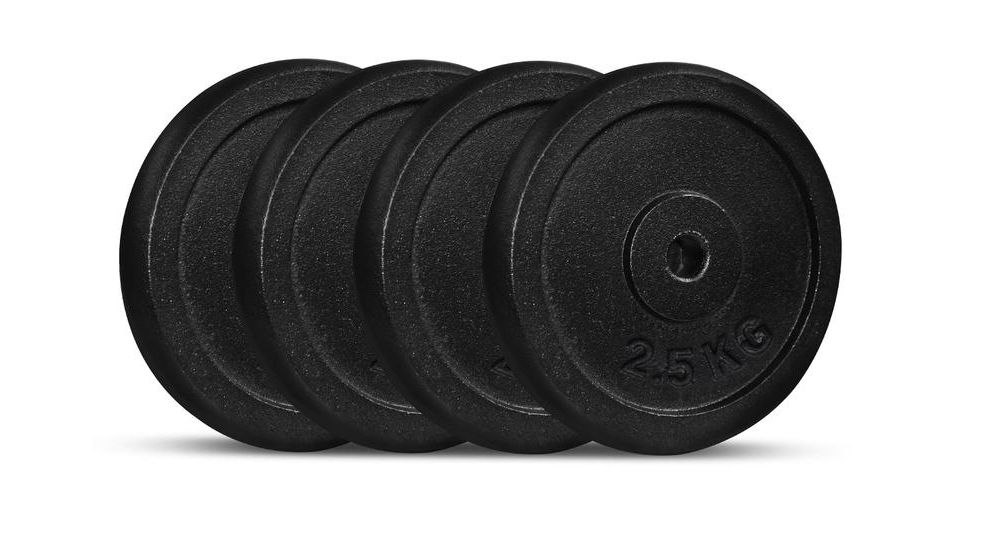 Cortex 2.5kg Cast Iron Plates - 4 Pack