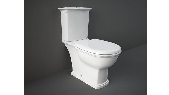 Rak Washington Close Coupled P-Trap Toilet Suite | Harvey Norman