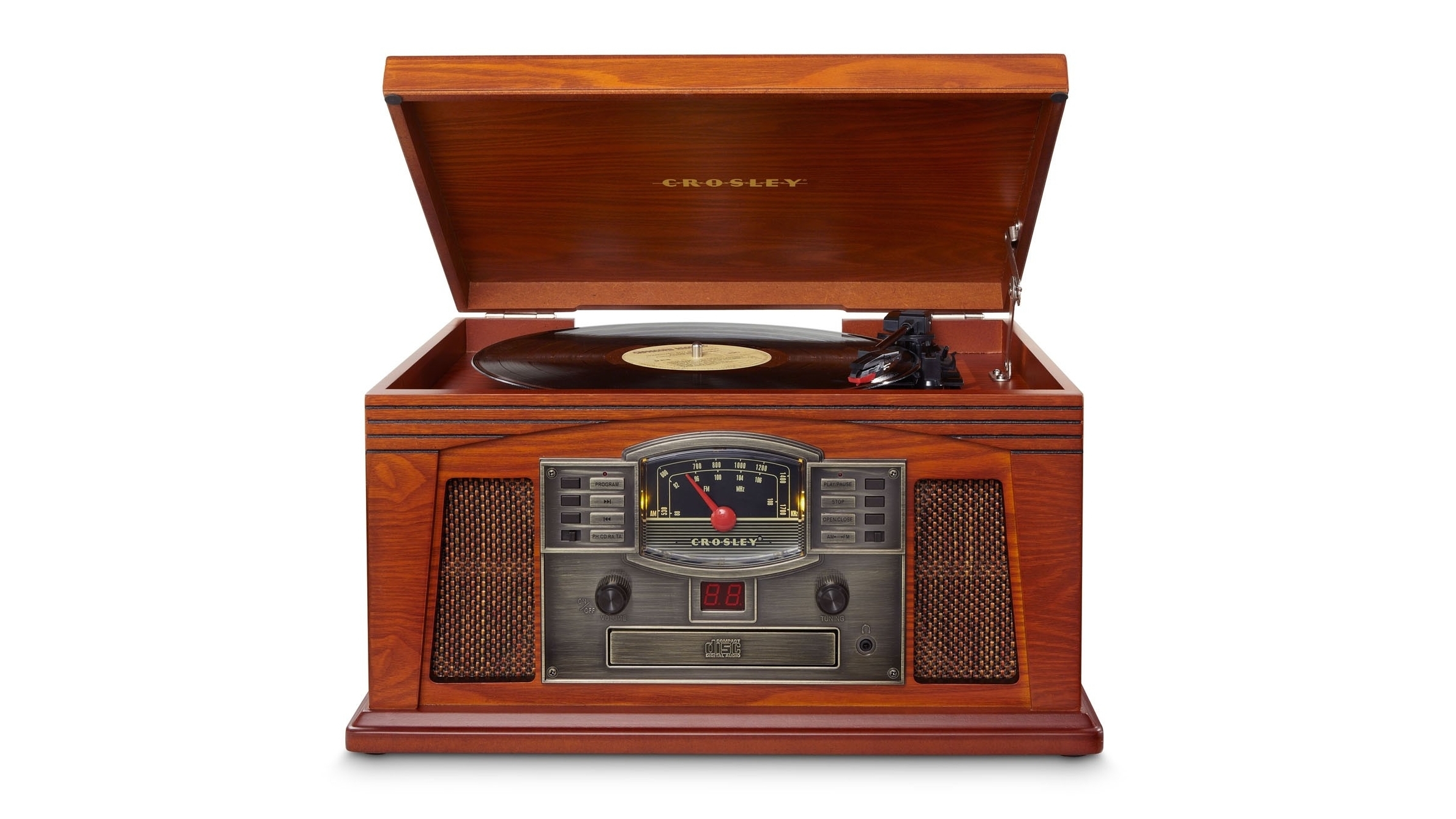 Crosley Lancaster Turntable with Bluetooth - Paprika