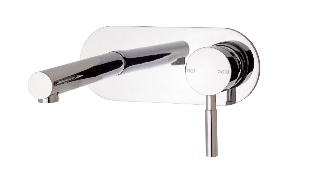 Phoenix Vivid 200mm Wall Bath Mixer Set - Chrome