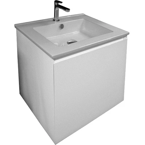 Parisi Forty Five 600mm Wall Mounted Cabinet - Gloss White